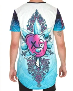 Scummy Bears CLOTHES AND STUFF MI+U - IVY BEAR (BUBBLEGUM FROST) - LONG TEE