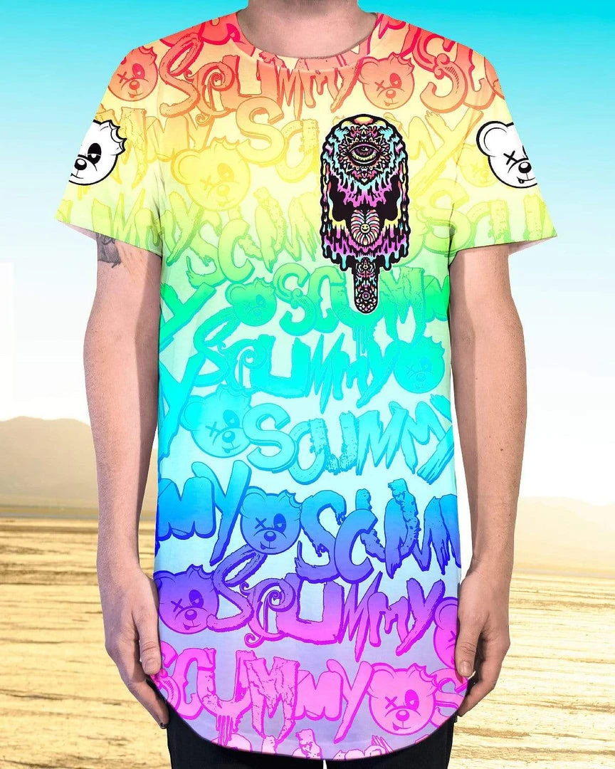 Scummy Bears CLOTHES AND STUFF POPSISKULLS - UNICORN TWIST - LONG TEE 4 Scummy Bears CLOTHES AND STUFF POPSISKULLS - UNICORN TWIST - LONG TEE