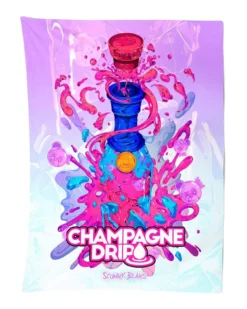 CHAMPAGNE DRIP X SCUMMY BEARS - BOTTLE DROP (DAY CLUB) - TAPESTRY TAPESTRIES
