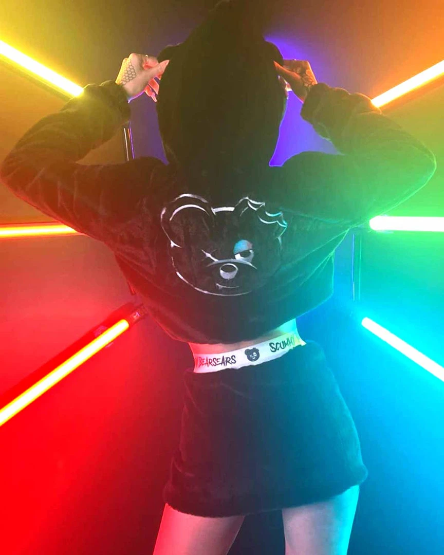 Scummy Bears FUZZY THINGZZ MINI SKIRT (BLACK) 6 Scummy Bears FUZZY THINGZZ MINI SKIRT (BLACK)