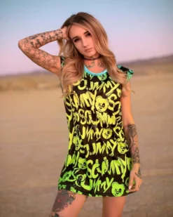 Scummy Bears POPSISKULLS - MELTED DREAMS (SOUR PATCH) - MUSCLE TEE CLOTHES AND STUFF