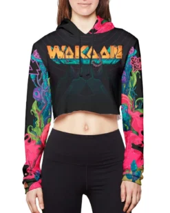 WAKAAN X SCUMMY BEARS - ANCIENT ALIENS - CROP HOODIE