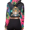 WAKAAN X SCUMMY BEARS - ANCIENT ALIENS - CROP HOODIE 2 WAKAAN X SCUMMY BEARS - ANCIENT ALIENS - CROP HOODIE