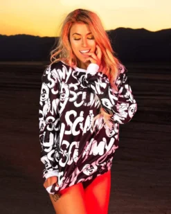 Scummy Bears SCUMMY PATTERN - CREW NECK SWEATSHIRT CLOTHES AND STUFF